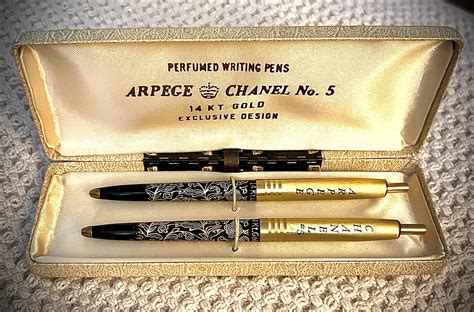 arpere chanel no.5|arpege chanel pen set.